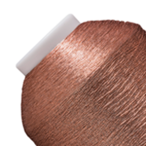 Copper Metallic thread cone detail