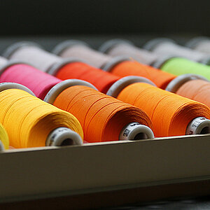 selection of Madeira embroidery threads