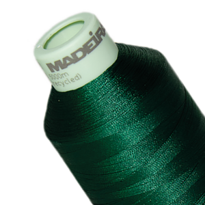 Recyceltes Polyester Stickgarn Polyneon Green Kone