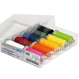 [Translate to Global Französisch:] Matte polyester embroidery thread mini starter kit