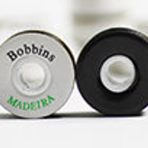 Madeira Bobbin Thread, Burmilon #200 - White-MAD-303-501