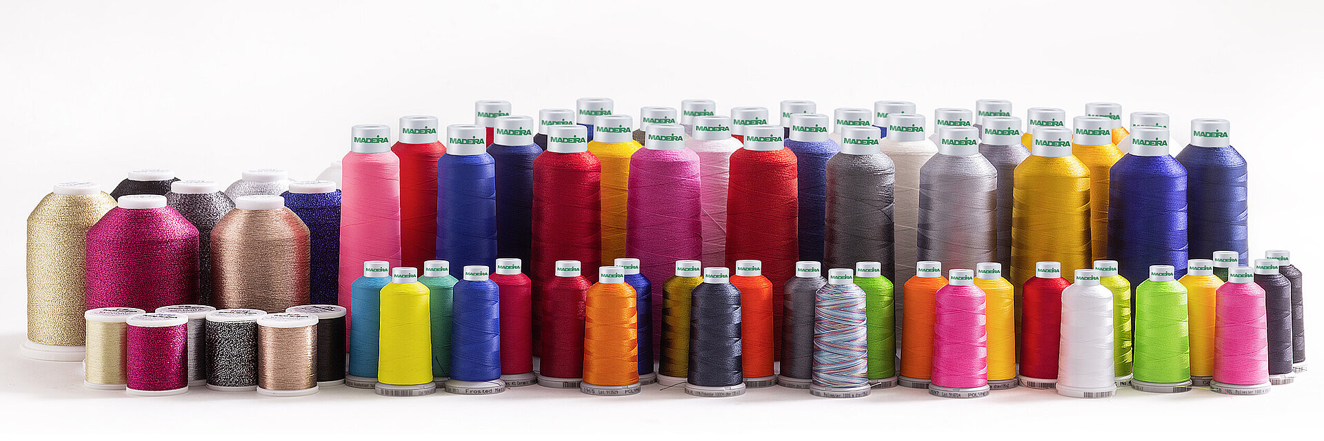 Industrial embroidery threads