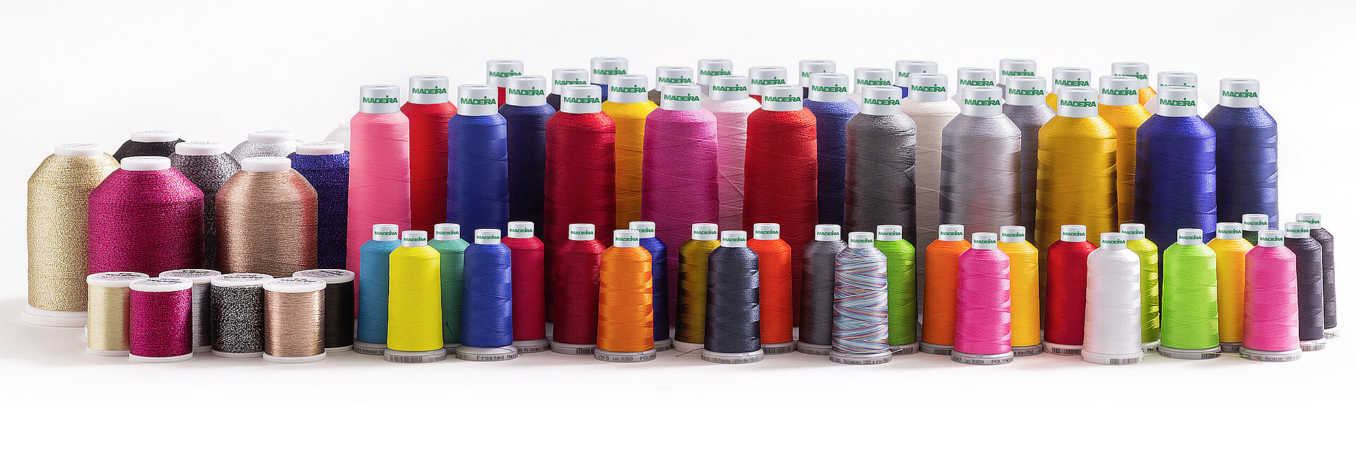 Industrial embroidery threads