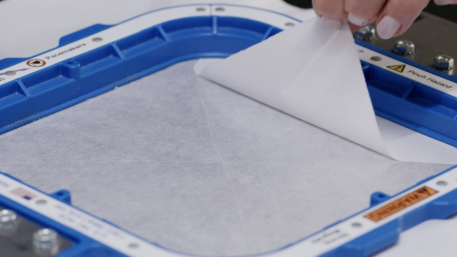 How to use adhesive backing for embroidery Madeira