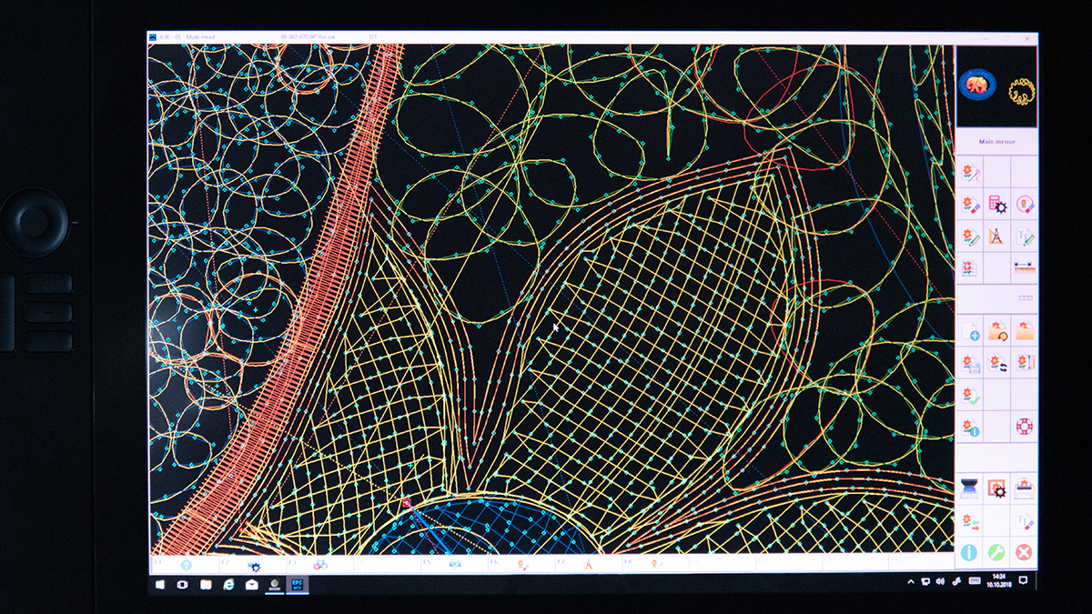 embroidery digitising programm and design